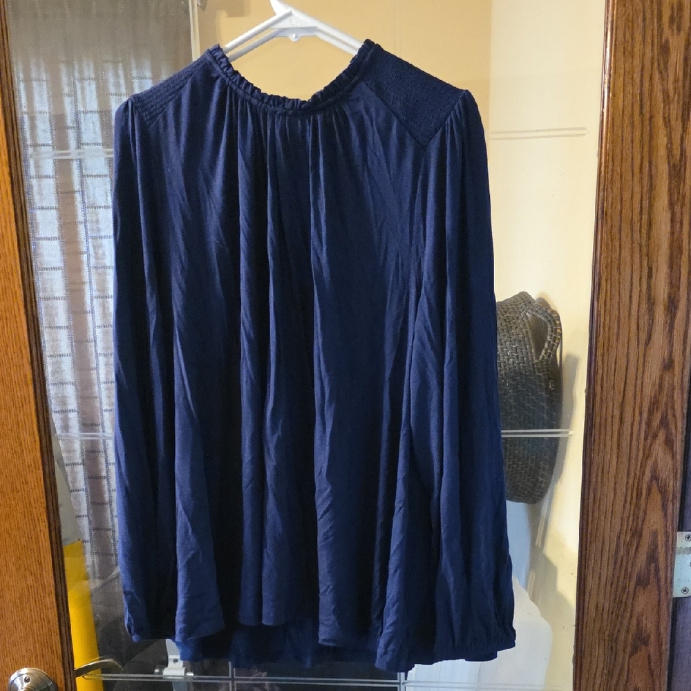 Lane Bryant Deep Blue Top
